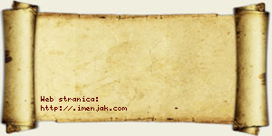 Slađana Bzeničanin vizit kartica